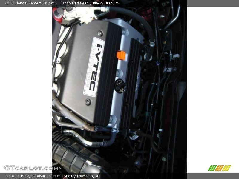 Tango Red Pearl / Black/Titanium 2007 Honda Element EX AWD