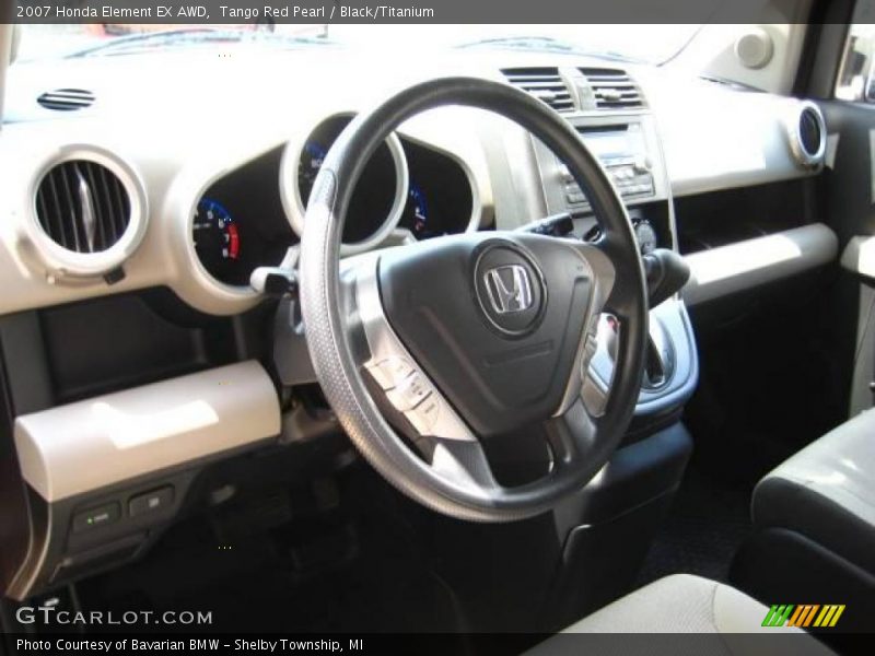 Tango Red Pearl / Black/Titanium 2007 Honda Element EX AWD