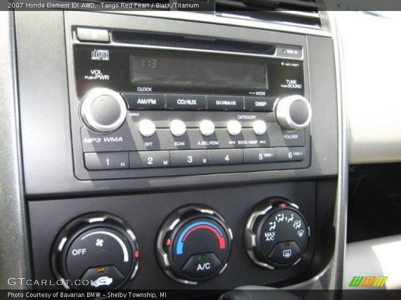 Tango Red Pearl / Black/Titanium 2007 Honda Element EX AWD