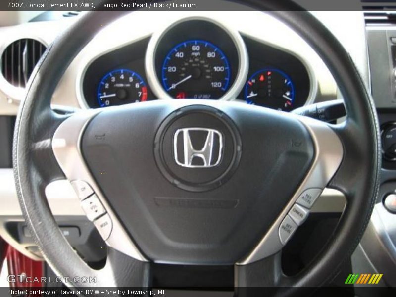 Tango Red Pearl / Black/Titanium 2007 Honda Element EX AWD