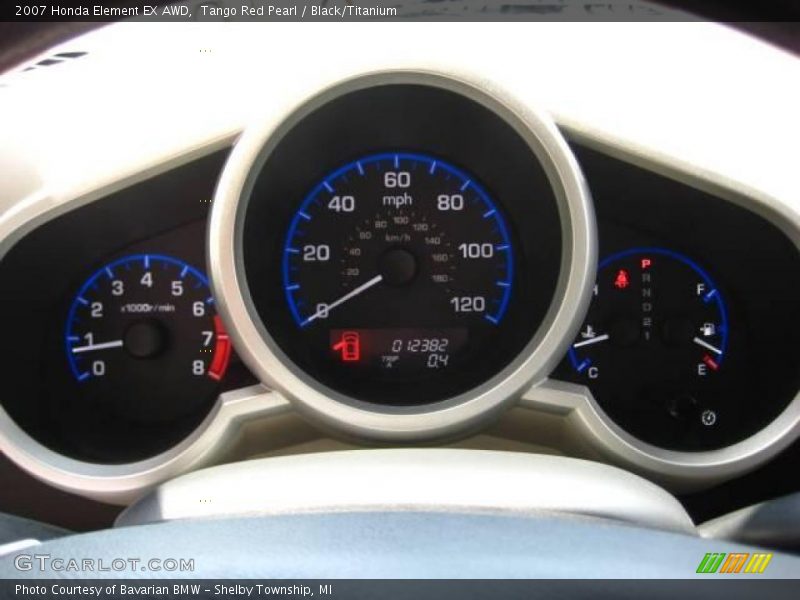 Tango Red Pearl / Black/Titanium 2007 Honda Element EX AWD