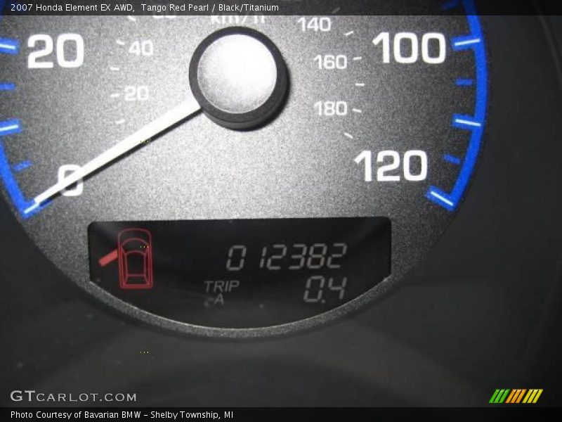Tango Red Pearl / Black/Titanium 2007 Honda Element EX AWD