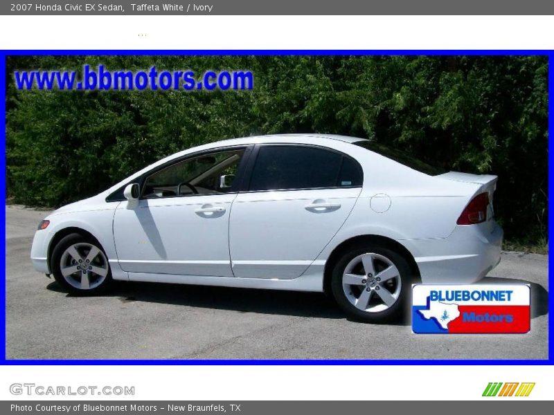 Taffeta White / Ivory 2007 Honda Civic EX Sedan