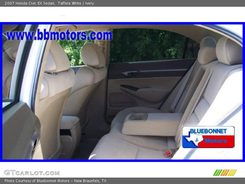 Taffeta White / Ivory 2007 Honda Civic EX Sedan