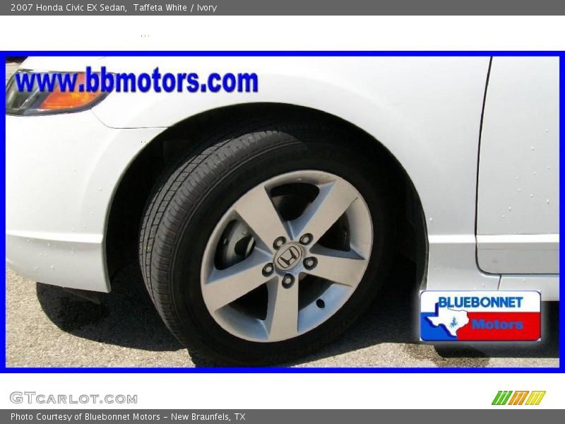Taffeta White / Ivory 2007 Honda Civic EX Sedan