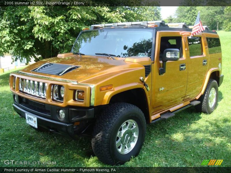 Fusion Orange / Ebony 2006 Hummer H2 SUV