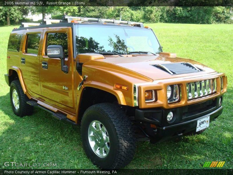 Fusion Orange / Ebony 2006 Hummer H2 SUV