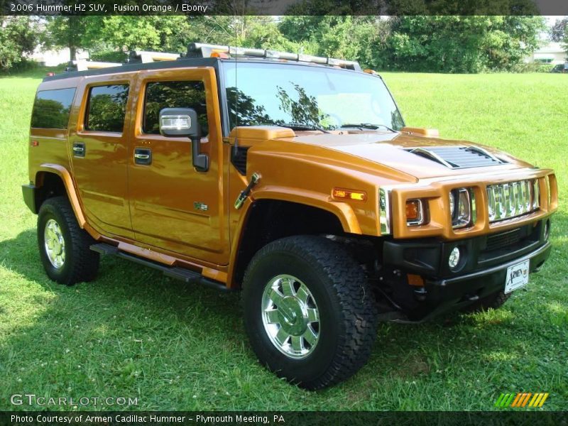 Fusion Orange / Ebony 2006 Hummer H2 SUV