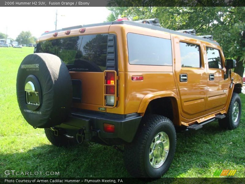 Fusion Orange / Ebony 2006 Hummer H2 SUV