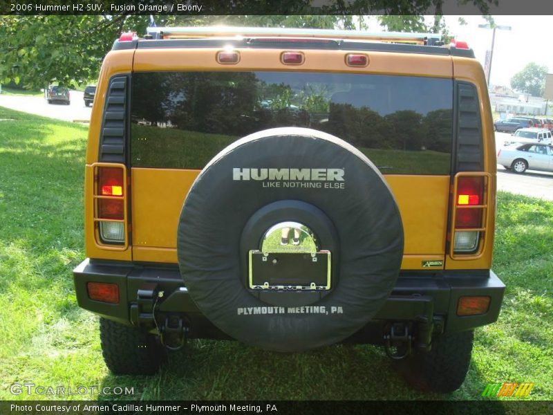 Fusion Orange / Ebony 2006 Hummer H2 SUV