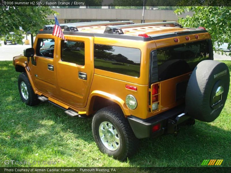 Fusion Orange / Ebony 2006 Hummer H2 SUV