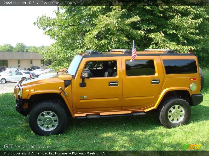 Fusion Orange / Ebony 2006 Hummer H2 SUV