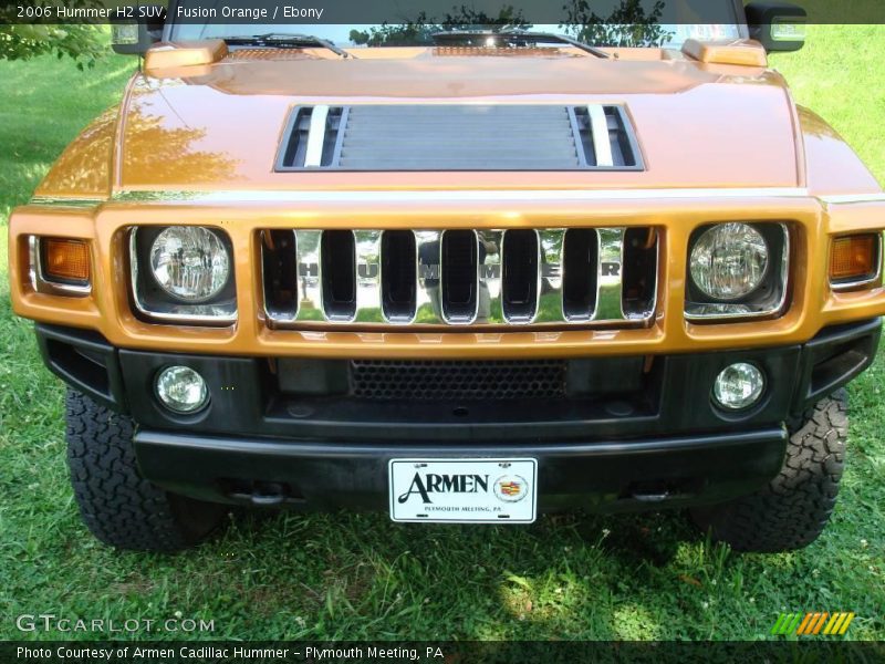 Fusion Orange / Ebony 2006 Hummer H2 SUV