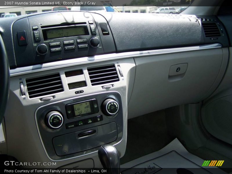 Ebony Black / Gray 2007 Hyundai Sonata Limited V6