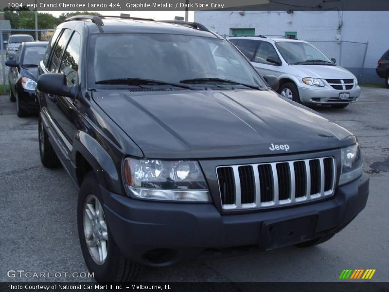 Graphite Metallic / Dark Slate Gray 2004 Jeep Grand Cherokee Laredo 4x4