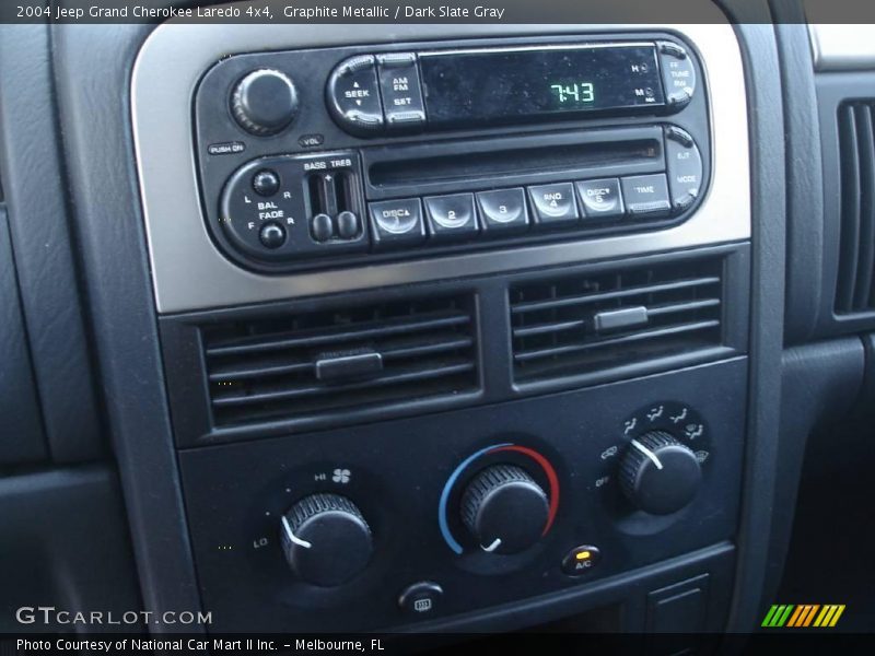 Graphite Metallic / Dark Slate Gray 2004 Jeep Grand Cherokee Laredo 4x4
