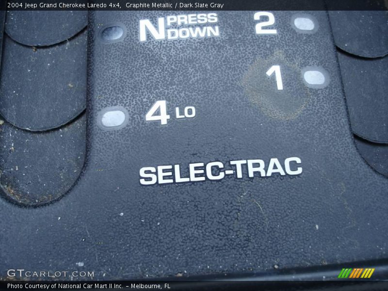 Graphite Metallic / Dark Slate Gray 2004 Jeep Grand Cherokee Laredo 4x4