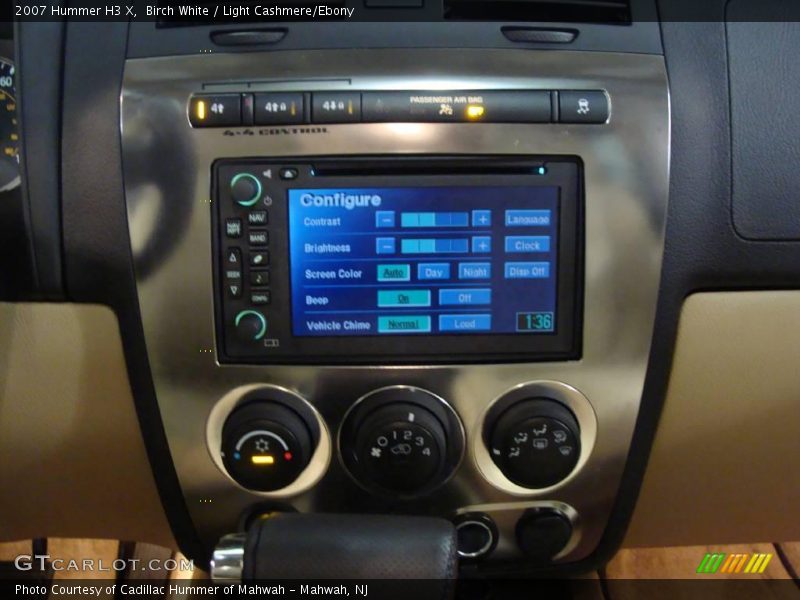 Birch White / Light Cashmere/Ebony 2007 Hummer H3 X