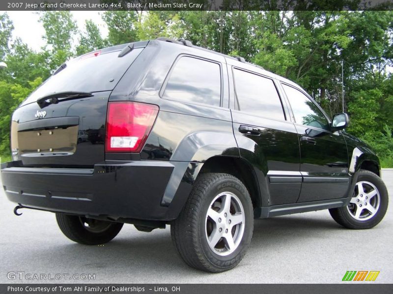 Black / Medium Slate Gray 2007 Jeep Grand Cherokee Laredo 4x4