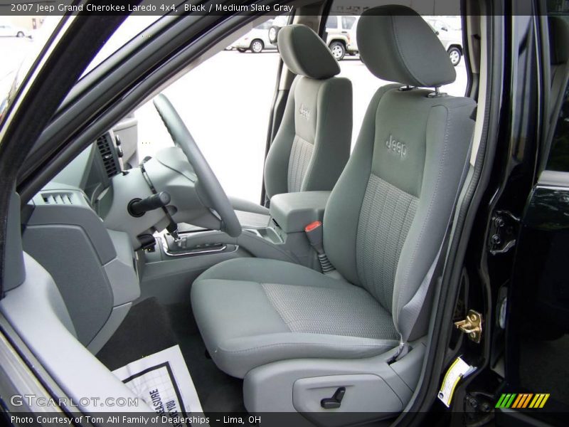Black / Medium Slate Gray 2007 Jeep Grand Cherokee Laredo 4x4