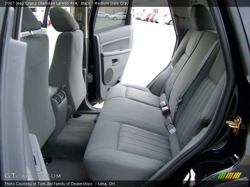 Black / Medium Slate Gray 2007 Jeep Grand Cherokee Laredo 4x4
