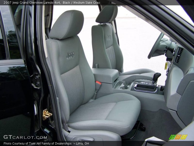 Black / Medium Slate Gray 2007 Jeep Grand Cherokee Laredo 4x4