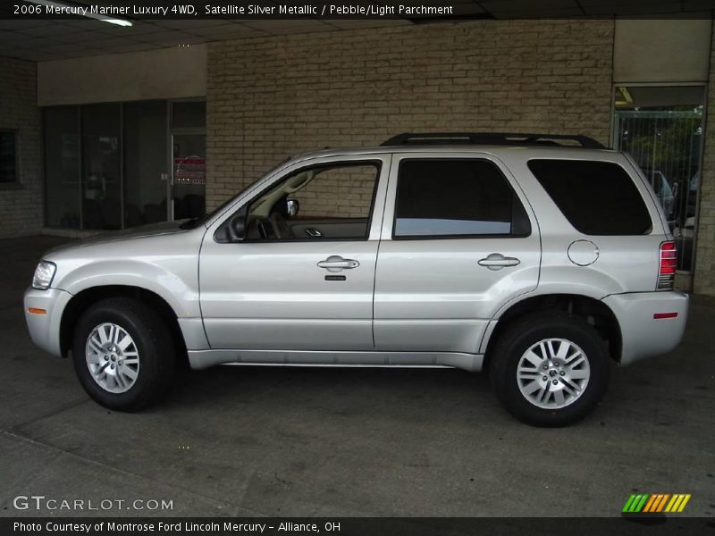 Satellite Silver Metallic / Pebble/Light Parchment 2006 Mercury Mariner Luxury 4WD