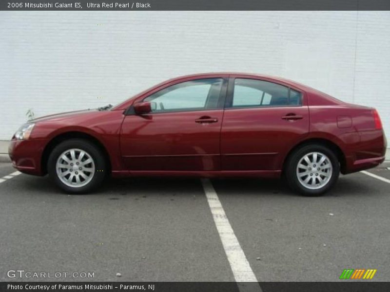 Ultra Red Pearl / Black 2006 Mitsubishi Galant ES