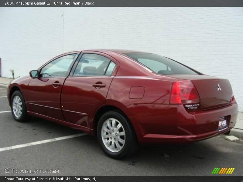 Ultra Red Pearl / Black 2006 Mitsubishi Galant ES