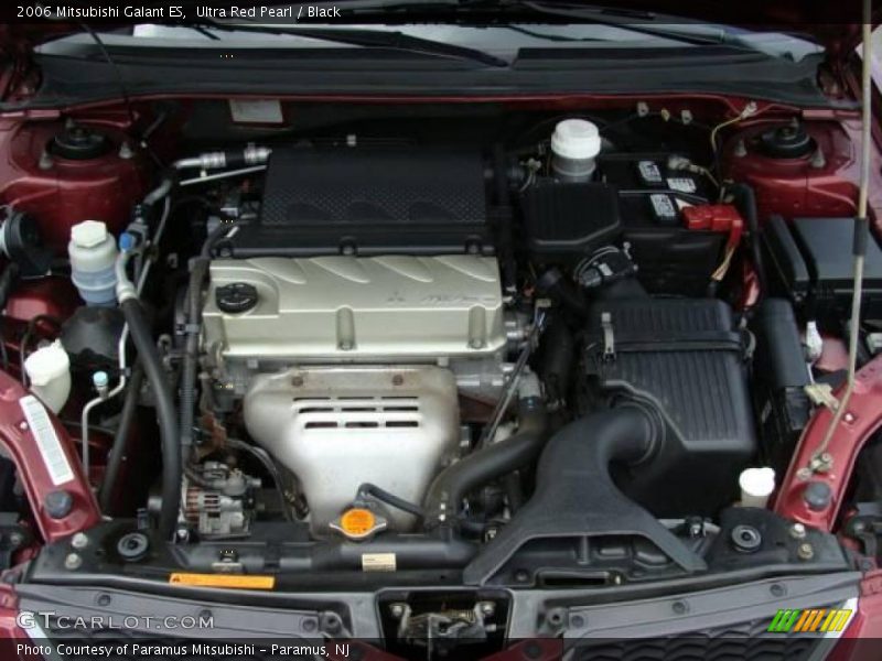 Ultra Red Pearl / Black 2006 Mitsubishi Galant ES