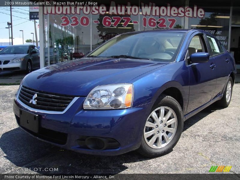 Maizen Blue Pearl / Beige 2009 Mitsubishi Galant ES