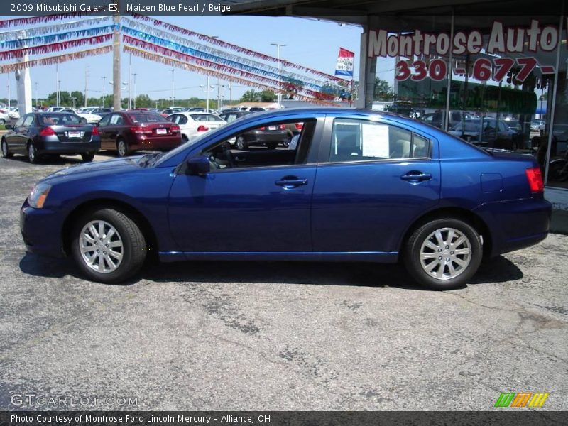 Maizen Blue Pearl / Beige 2009 Mitsubishi Galant ES