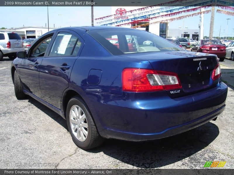 Maizen Blue Pearl / Beige 2009 Mitsubishi Galant ES