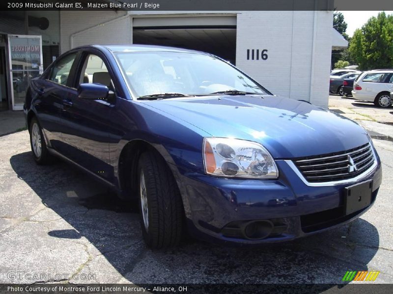 Maizen Blue Pearl / Beige 2009 Mitsubishi Galant ES