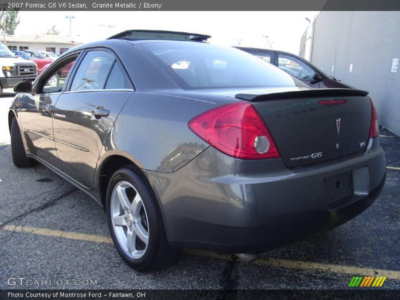 Granite Metallic / Ebony 2007 Pontiac G6 V6 Sedan