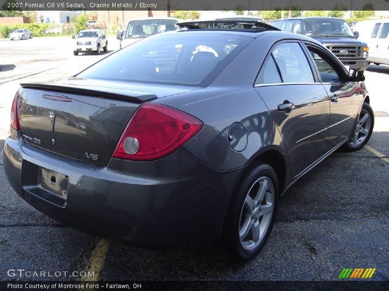 Granite Metallic / Ebony 2007 Pontiac G6 V6 Sedan