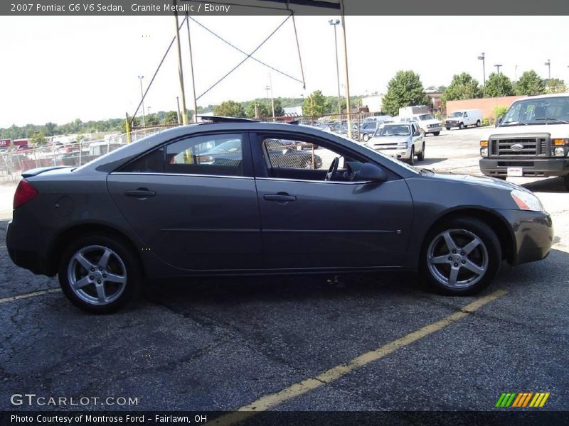 Granite Metallic / Ebony 2007 Pontiac G6 V6 Sedan