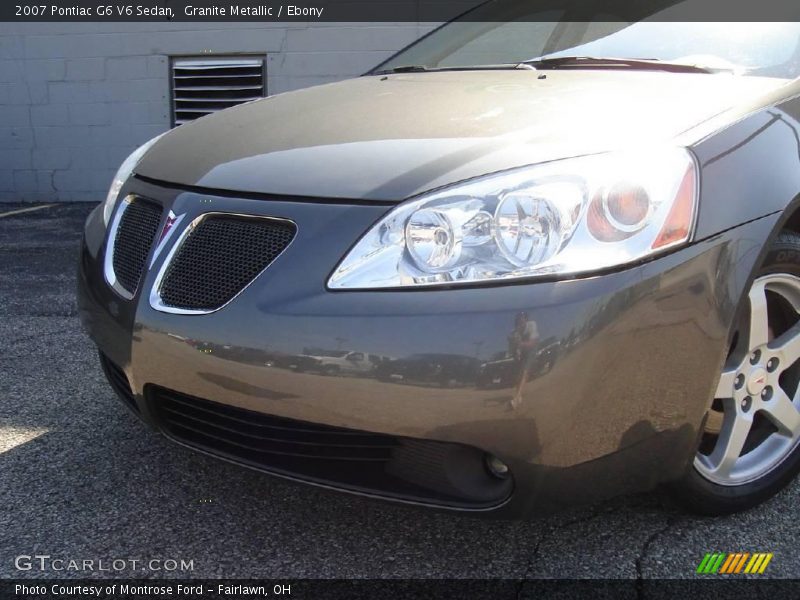 Granite Metallic / Ebony 2007 Pontiac G6 V6 Sedan