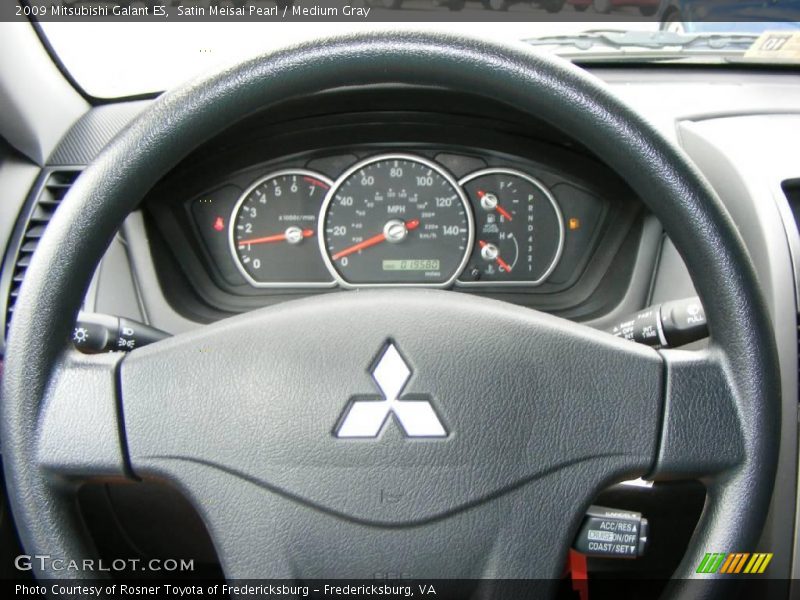 Satin Meisai Pearl / Medium Gray 2009 Mitsubishi Galant ES