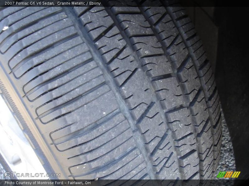 Granite Metallic / Ebony 2007 Pontiac G6 V6 Sedan