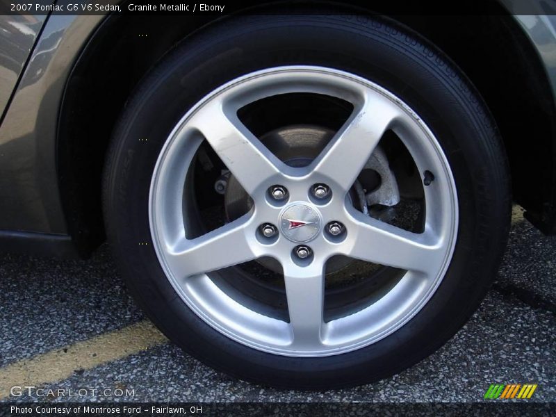 Granite Metallic / Ebony 2007 Pontiac G6 V6 Sedan