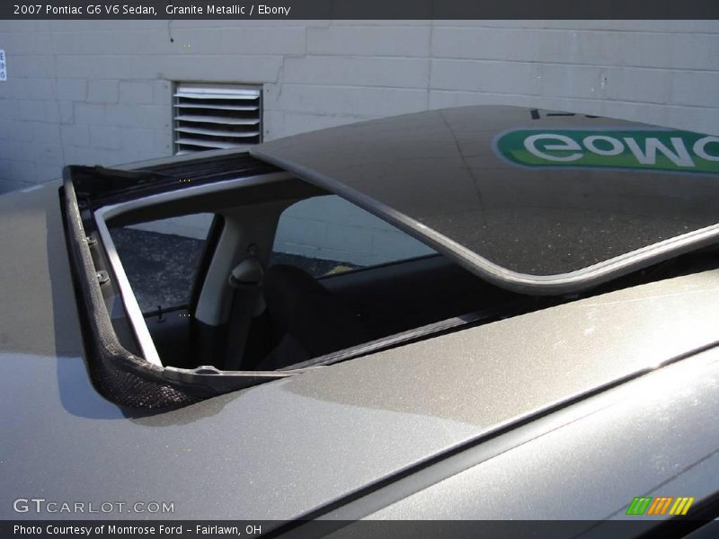 Granite Metallic / Ebony 2007 Pontiac G6 V6 Sedan