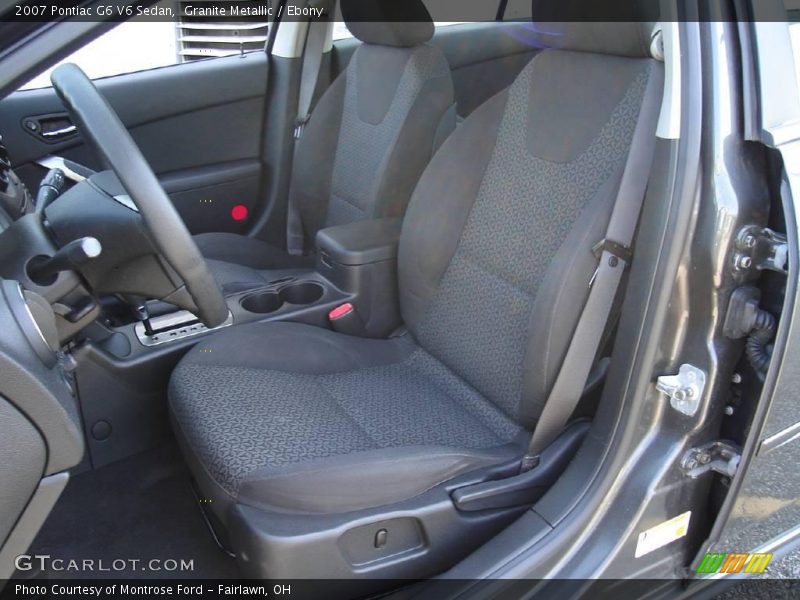 Granite Metallic / Ebony 2007 Pontiac G6 V6 Sedan