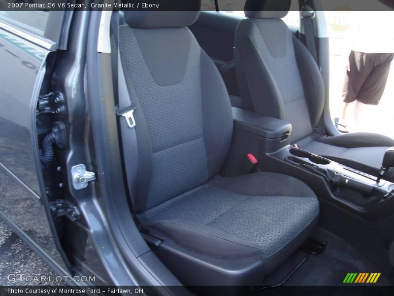 Granite Metallic / Ebony 2007 Pontiac G6 V6 Sedan