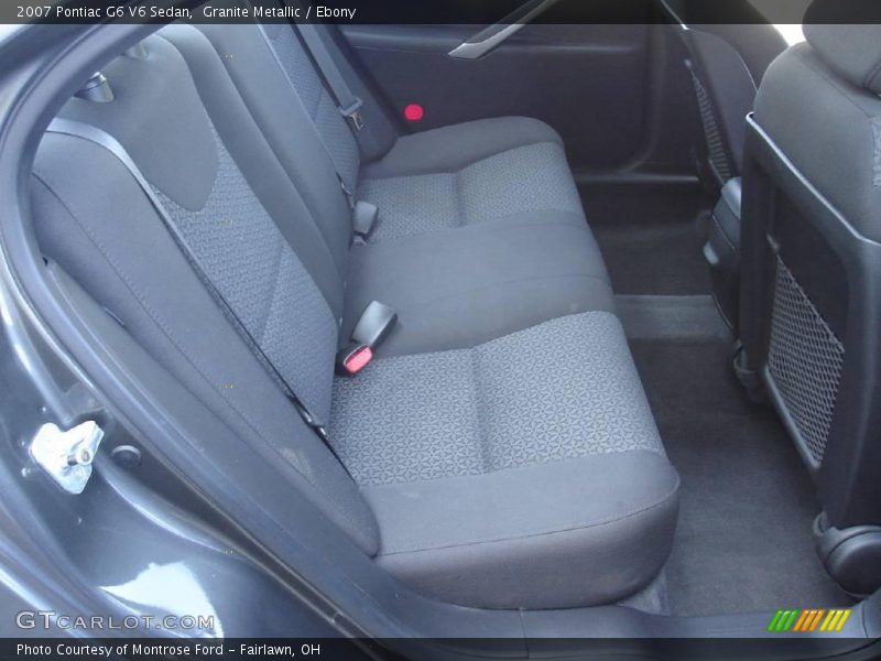 Granite Metallic / Ebony 2007 Pontiac G6 V6 Sedan