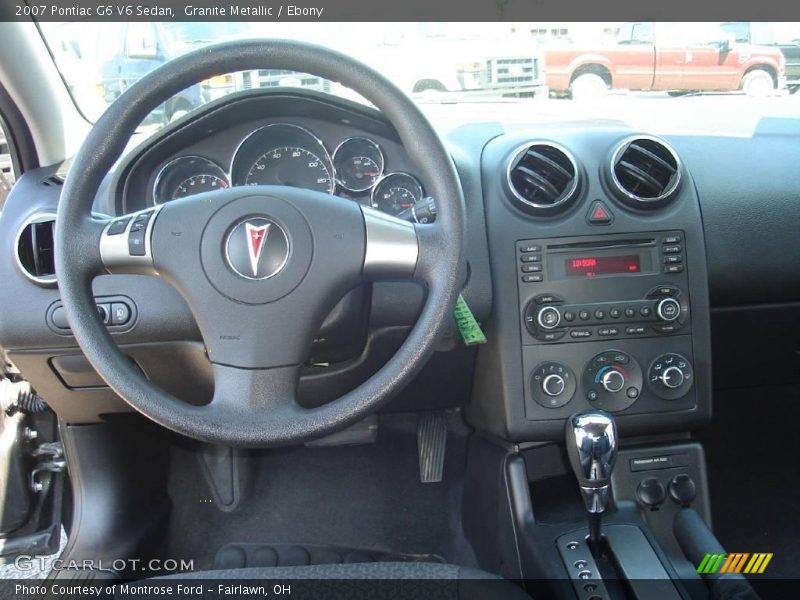 Granite Metallic / Ebony 2007 Pontiac G6 V6 Sedan