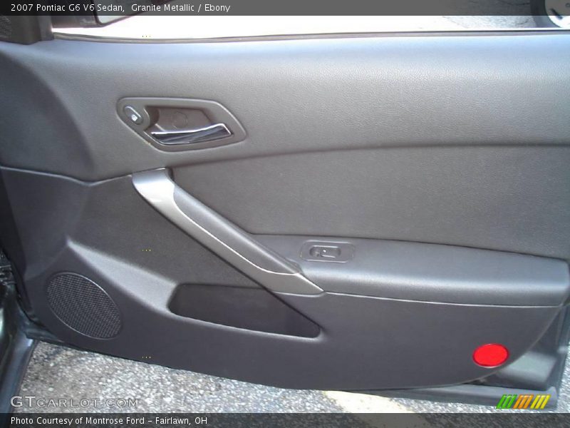 Granite Metallic / Ebony 2007 Pontiac G6 V6 Sedan