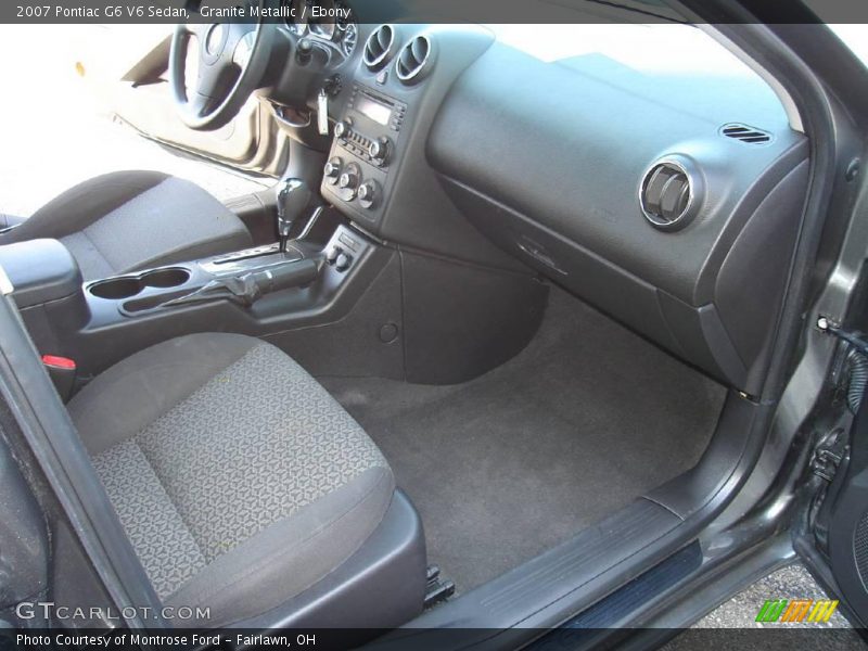 Granite Metallic / Ebony 2007 Pontiac G6 V6 Sedan