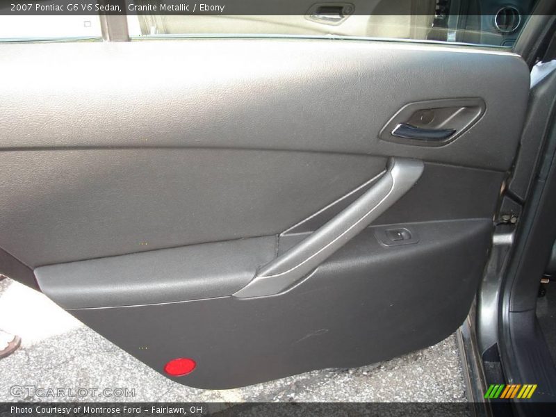 Granite Metallic / Ebony 2007 Pontiac G6 V6 Sedan