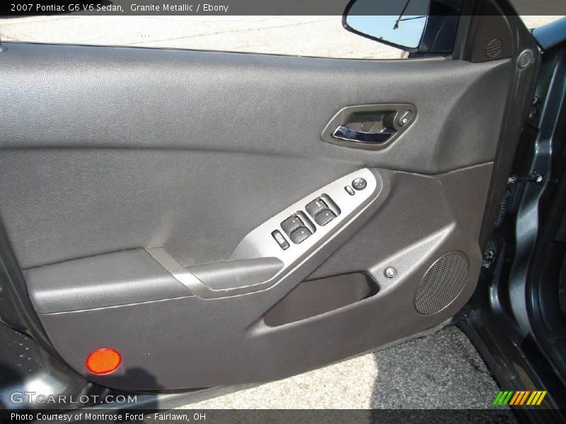 Granite Metallic / Ebony 2007 Pontiac G6 V6 Sedan